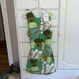 Green Floral Dress
